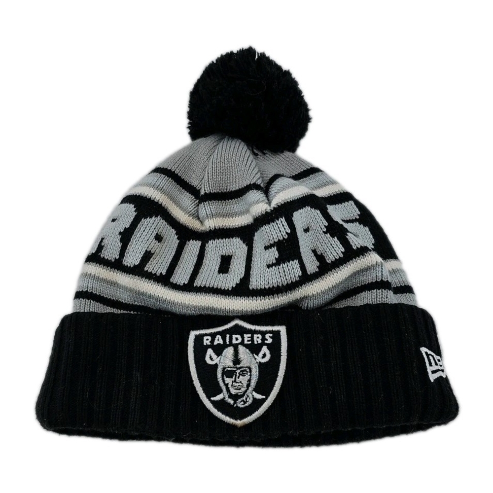 Newera Raiders Beanie Black Grey White